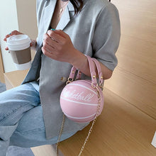 Load image into Gallery viewer, Fashion Basketball Round Shaped Shoulder Bags for Women
