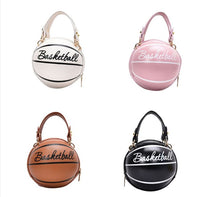 Load image into Gallery viewer, Fashion Basketball Round Shaped Shoulder Bags for Women
